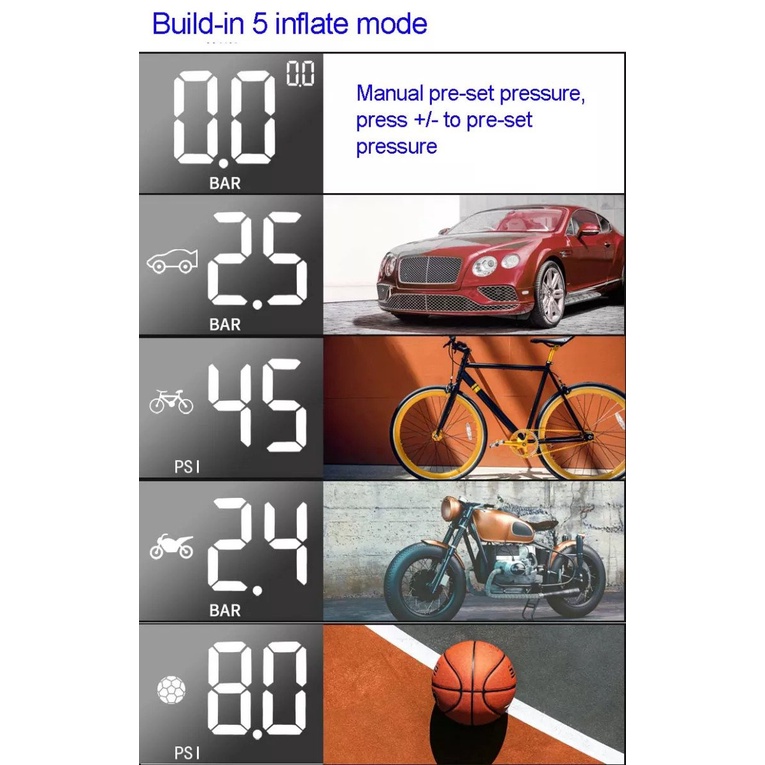 MÁY BƠM SẠC ĐIỆN MINI MICHELIN 3321