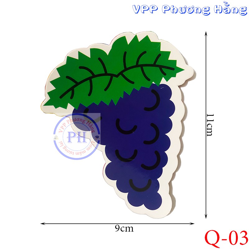 Bộ hoa quả quả ngộ nghĩnh - Dạy bé nhận biết các loại quả
