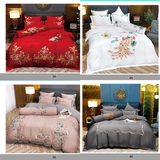 Bộ chăn ga tencel 7 món ga trần phủ