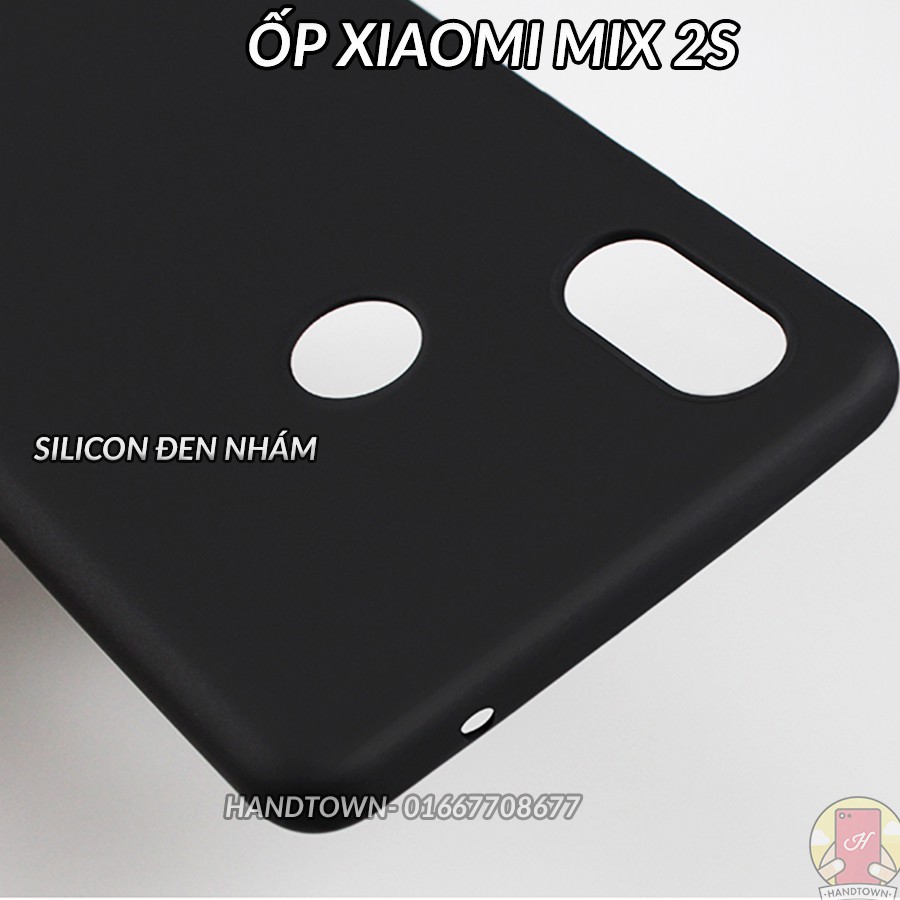 Ốp Lưng dùng cho máy Xiaomi Mi Mix 2S - Nhựa TPU Dẻo - Đen