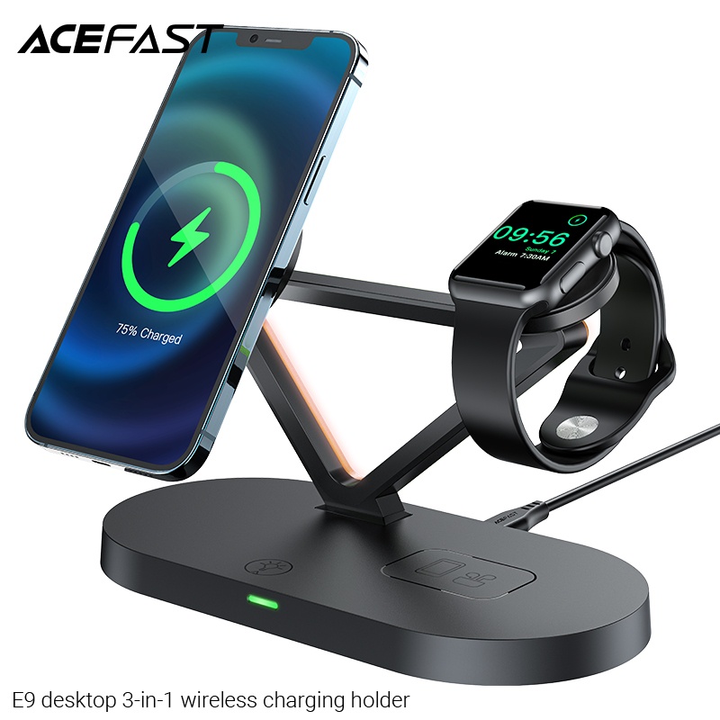 Giá đỡ sạc không dây để bàn 3 in 1 ACEFAST - E9