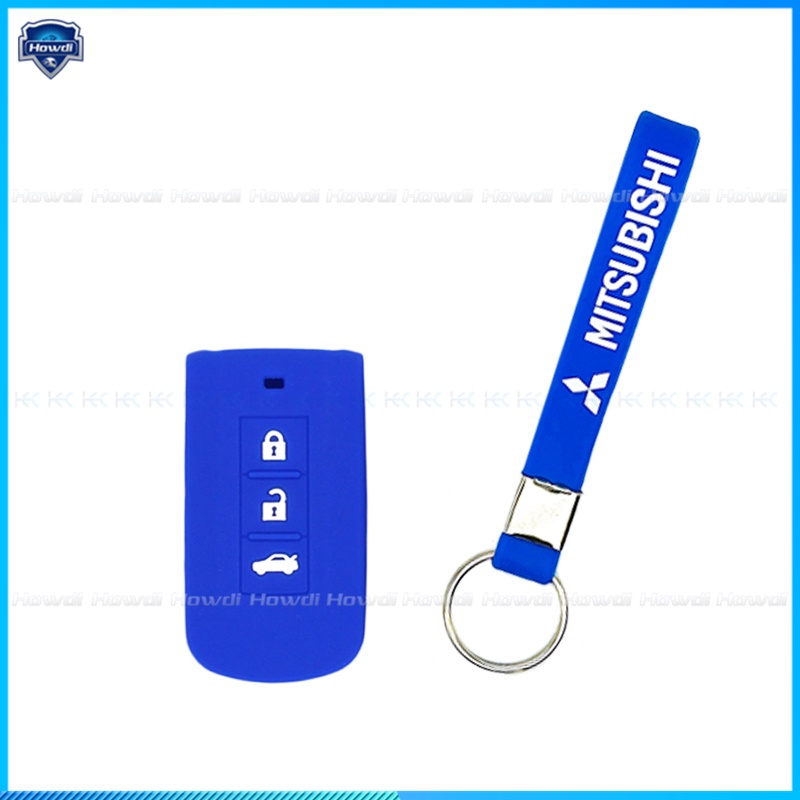 ☆Độc Quyền☆Vỏ Bọc Chìa Khóa Bằng Silicone Cho Mitsubishi Outlander ASX Attrage Triton