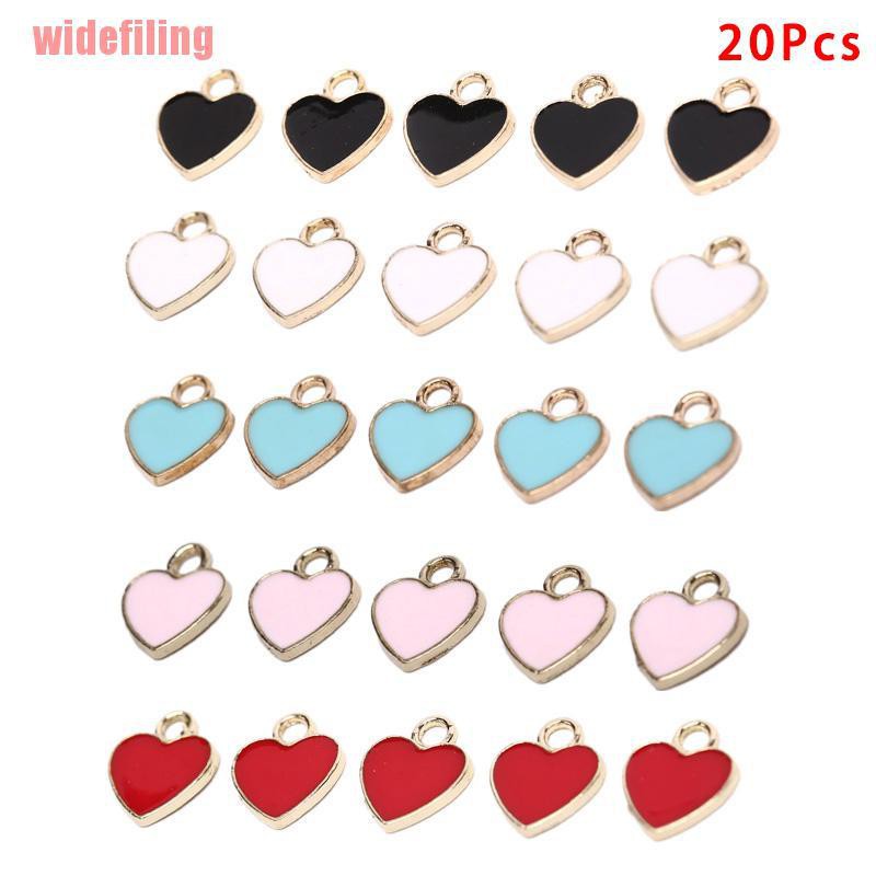 Bộ 20 Tráng Men Hình Trái Tim Độc Đáo