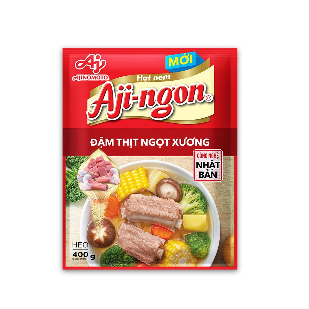 Combo 3 gói hạt nêm aji-ngon 400g gói - ảnh sản phẩm 2