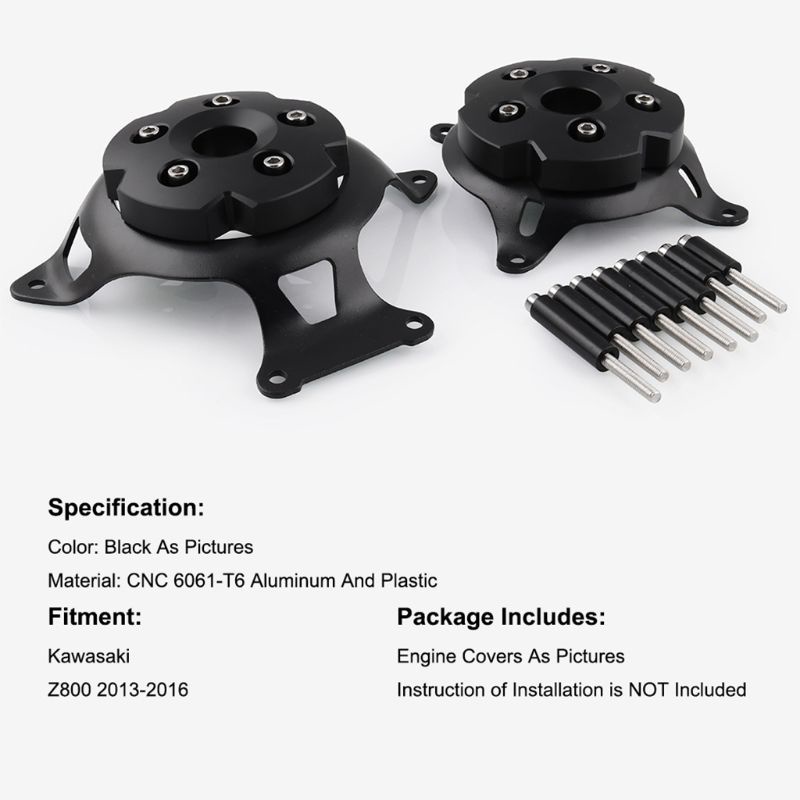 Tấm Chắn Bảo Vệ Động Cơ Xe Mô Tô Kawasaki Z750 Z800 2013 2017 Z 750 800 13-