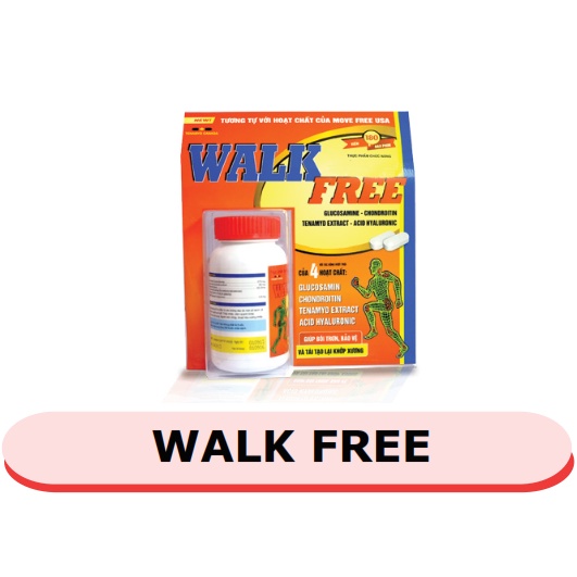 Viên Walk Free Giúp bôi trơn, bảo vệ và tái tạo lại khớp xương
