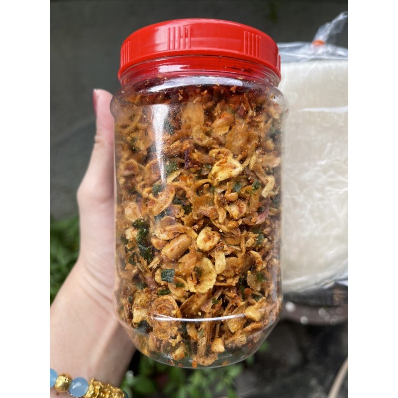 [Mã 77FMCGSALE1 giảm 10% đơn 250K] (tặng 50gr bánh tráng) 200gr Muối hành phi đậu phộng cực đỉnh Tây Ninh ! | BigBuy360 - bigbuy360.vn