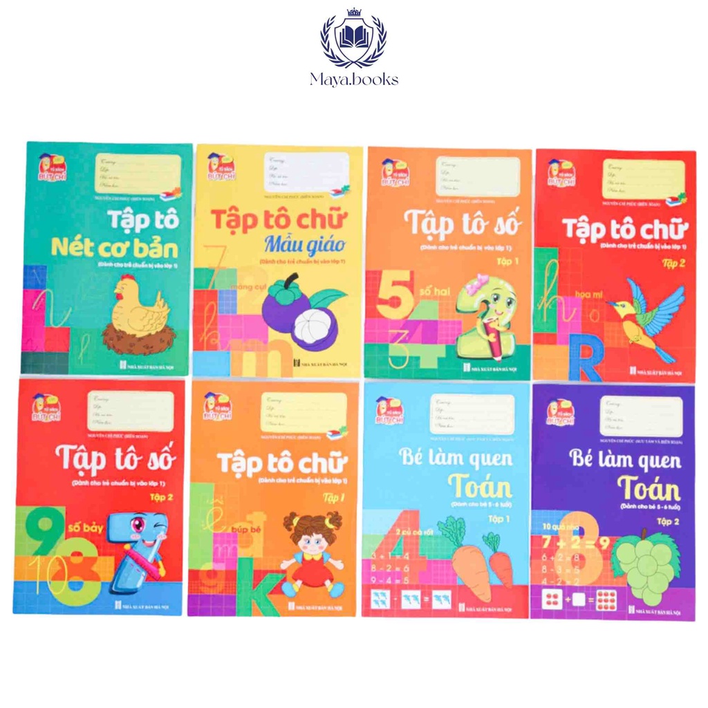 Sách - Sách tô màu tô chữ chuẩn bị cho bé vào lớp 1
