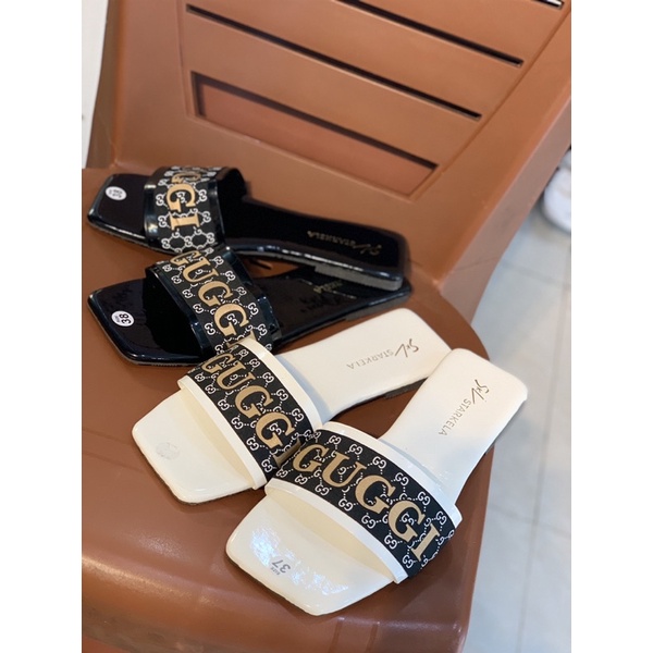 Dép lê quai guci đế bệt mã 798
