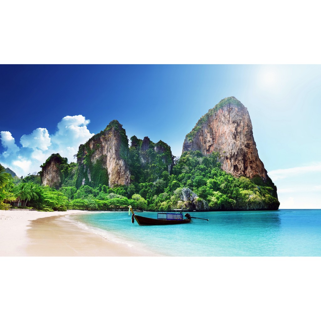 Bộ tranh xếp hình cao cấp 1500 mảnh – Railay Beach, Thái Lan (60x100cm)