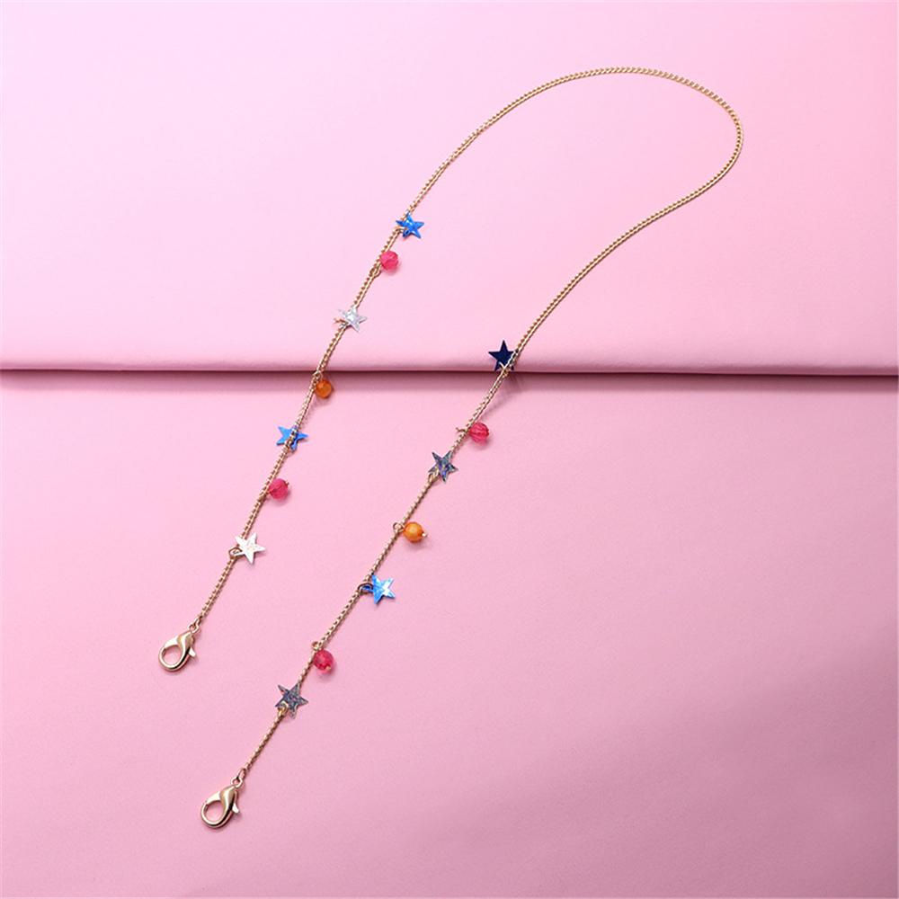 ORIENTLII Dây Đeo Giữ Mắt Kính Chống Trượt Đính Hạt Acrylic Cho Trẻ Em