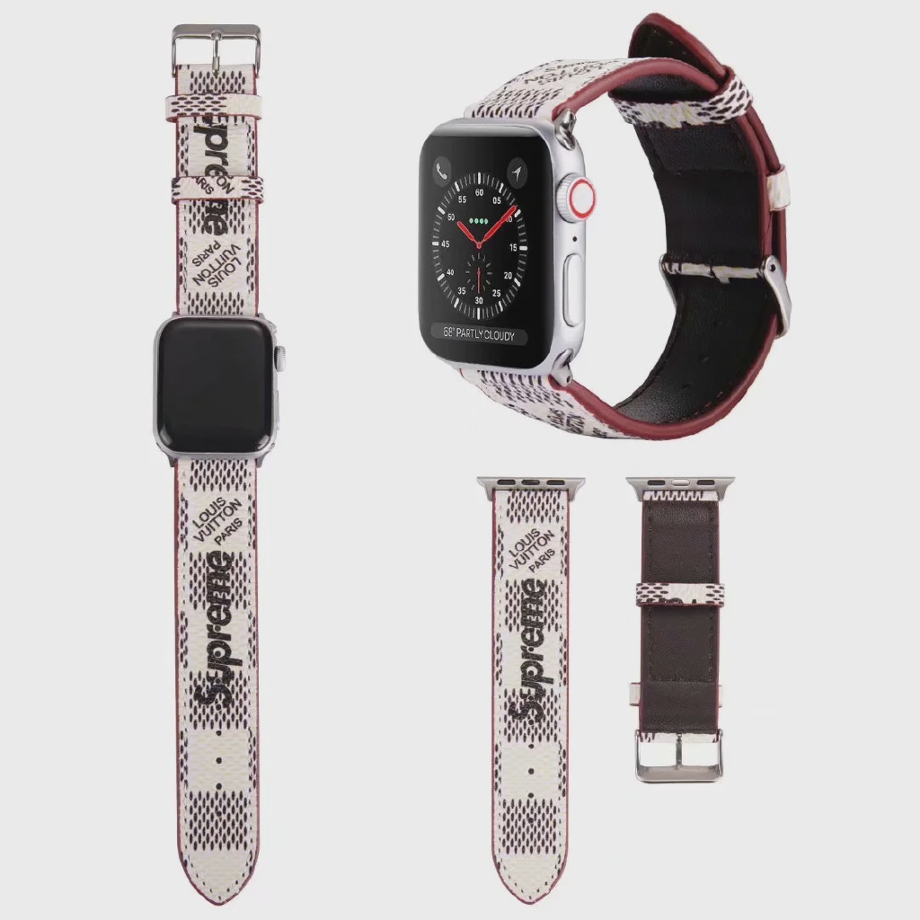 Dây Đeo Bằng Da Thật Cho Đồng Hồ Thông Minh Apple Watch Series 1 2 3 4 5 6 SE 38mm 40mm 42mm 44mm Series 7 41mm 45mm