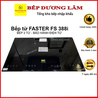 [RẺ VÔ ĐỊCH] Bếp từ đôi Faster FS 388i ✅Thêm tính năng chiên xào, hâm nóng thức ăn...Bảo hành chính hãng FASTER