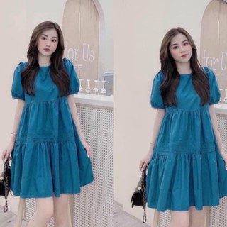 Váy bầu dáng suông mã thiết kế mới