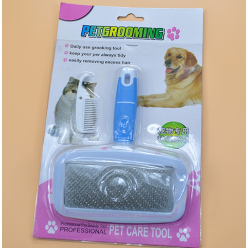 (BÁN SỈ) LƯỢC CHẢI LÔNG, GỠ RỐI LÔNG CHÓ MÈO SIZE LỚN - LOVE PETS SHOP