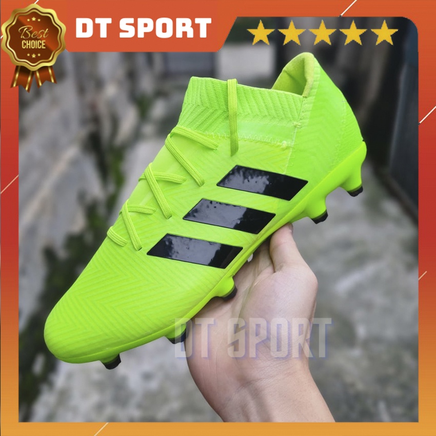 [Tặng Túi Rút Và Tất]Giày Đá Bóng Sân Cỏ Tự Nhiên Nemeziz Messi Tango 18.3 FG Super M10 Speed Ghost, Giày Đá Banh Nam