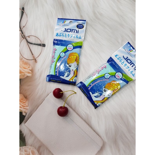 Giấy Thấm Dầu Jomi Oil Clear Film Nhật Bản - Gói 70 Miếng