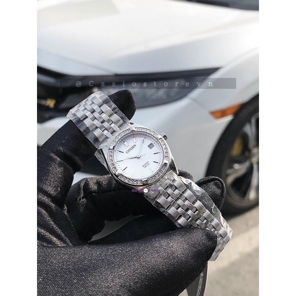 Đồng hồ nữ chính hãng CITIZEN EU6060-55D – NỮ – QUARTZ (PIN) – DÂY KIM LOẠI