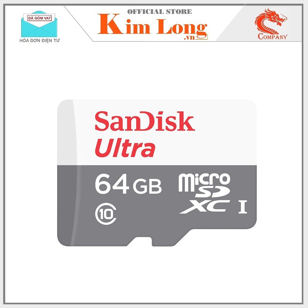 Thẻ nhớ 64GB Micro Ultra 533X C10 80MB/s SanDisk - Model 2018