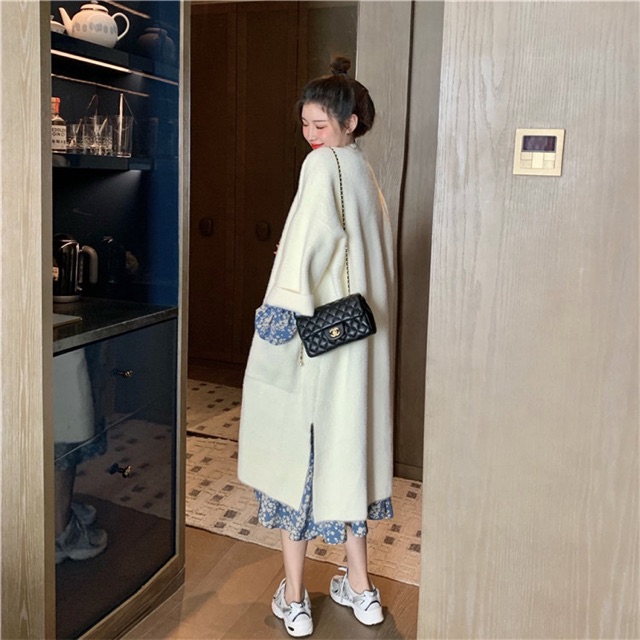 Áo khoác lông dáng dài