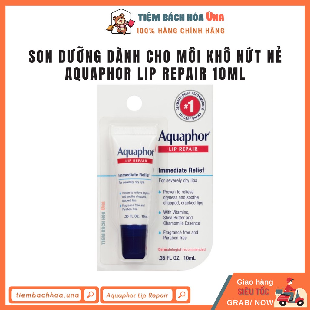 Son dưỡng môi khô nứt nẻ AQUAPHOR LIP REPAIR 10ml