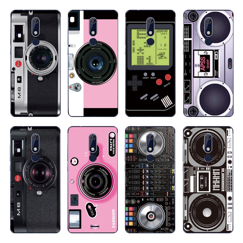 Ốp điện thoại TPU mềm hình máy chơi game hoạt hình cho Nokia 3.1 /5.1 Plus/X5 /6.1 Plus/X6 / 7.1 Plus/X7