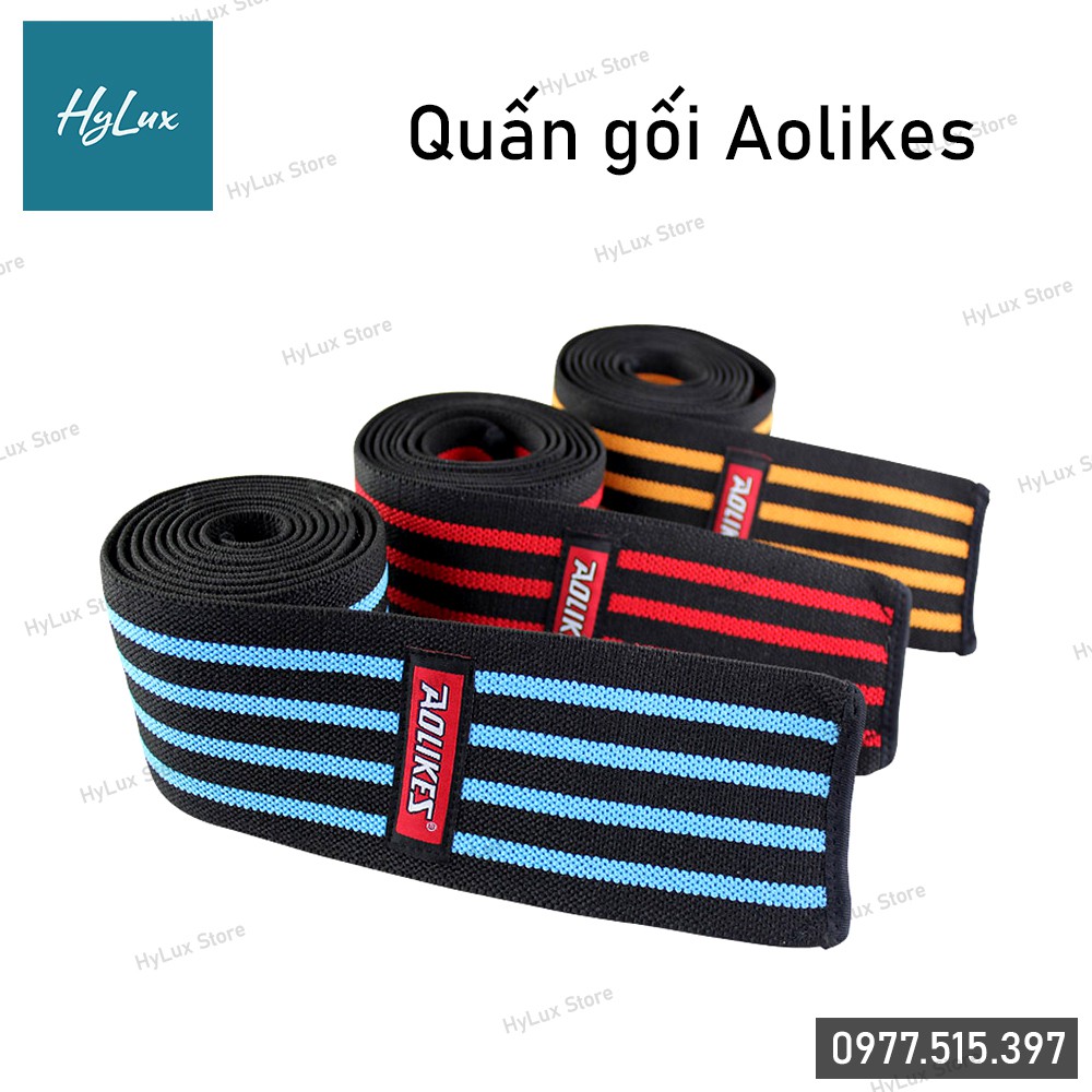 Quấn gối tập Gym Aolikes cao cấp – Băng gối tập Gym