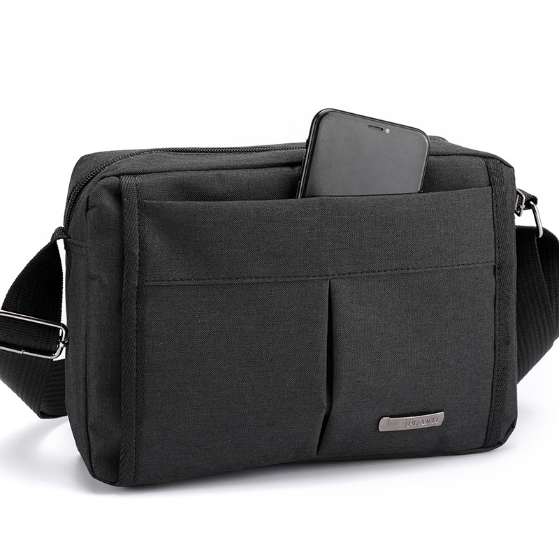 Túi Da Đeo Chéo Nhiều Ngăn Tiện Lợi Cho Nam