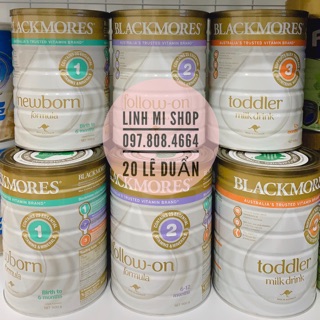 Sữa mát tăng cân blackmore úc đủ số1,2,3 date 2021