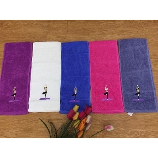 Khăn lau mồ hôi tập Yoga hình cô gái ĐA NĂNG, SIÊU DÀY, SIẾU THẤM HÚT