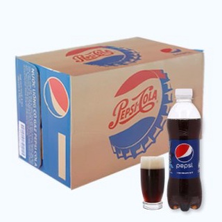 Thùng 24 chai nước ngọt PEPSI cola chai 390ml