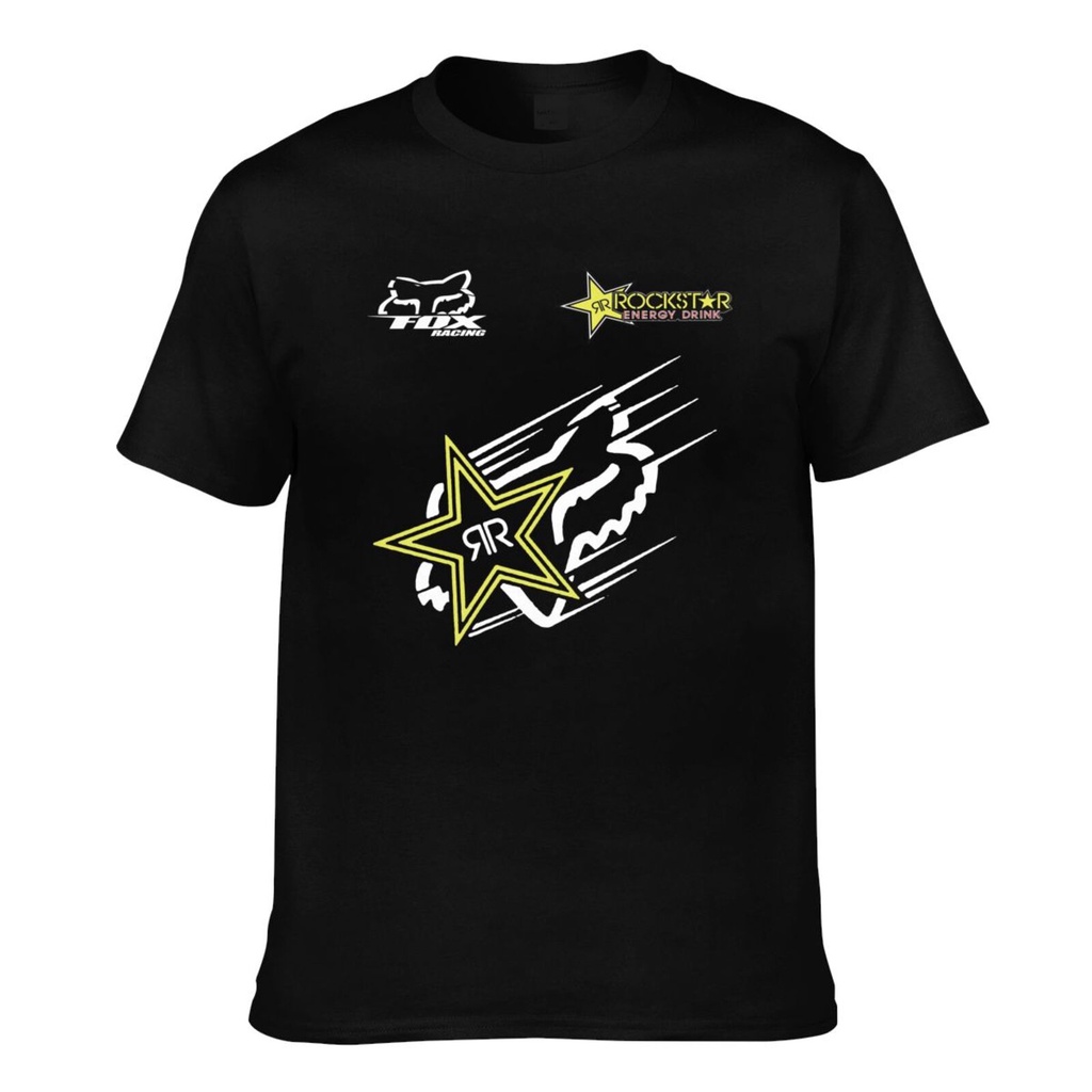 Áo thun Cotton nam Foxx Rockstar Energy Racing Motocross