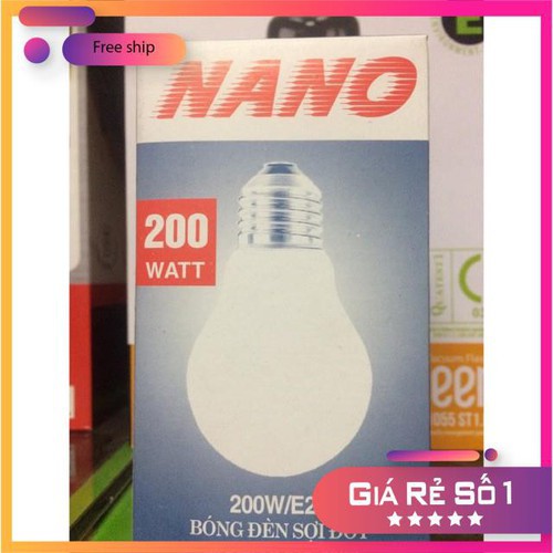 Bóng đèn sợi đốt NANO 100w 200w