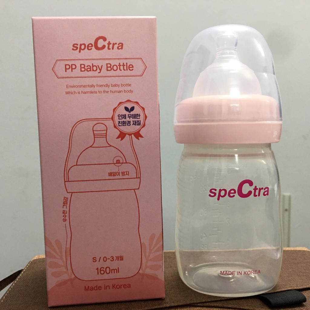 Bình sữa cổ rộng PP 160ml Spectra BS177