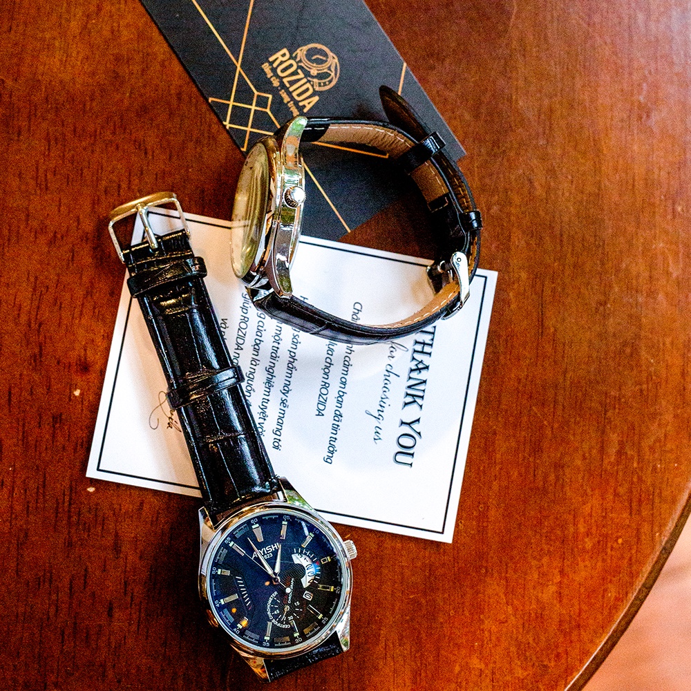 Đồng hồ nam chính hãng dây da đẹp cao cấp giá rẻ thời trang chống nước phong cách doanh nhân Rozida'1 DH07 | BigBuy360 - bigbuy360.vn