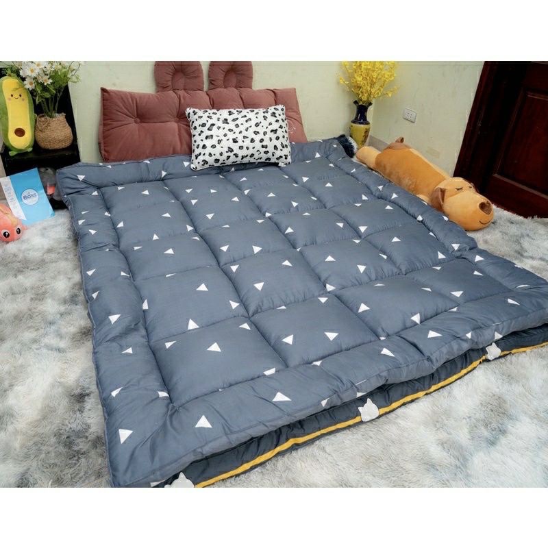 Topper nệm trải sàn đa năng, tấm bảo vệ nệm đủ kích thước size 1mx1m9, 1m2x2m, 1m4x2m, 1m6x2m, 1m8x2m, 2mx2m2