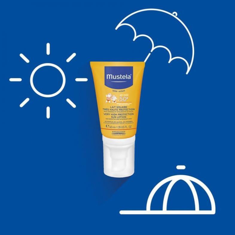 Kem Chống Nắng Cho Mặt Mustela Very High Protection Sun Lotion