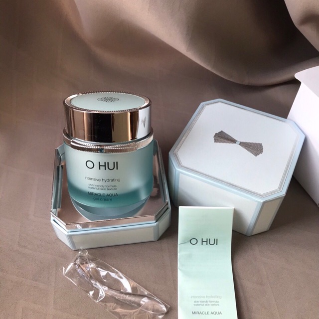 Kem dưỡng ohui Xanh Miracle Aqua Gel Cream dành cho da dầu 100ml Mẫu mới 2022