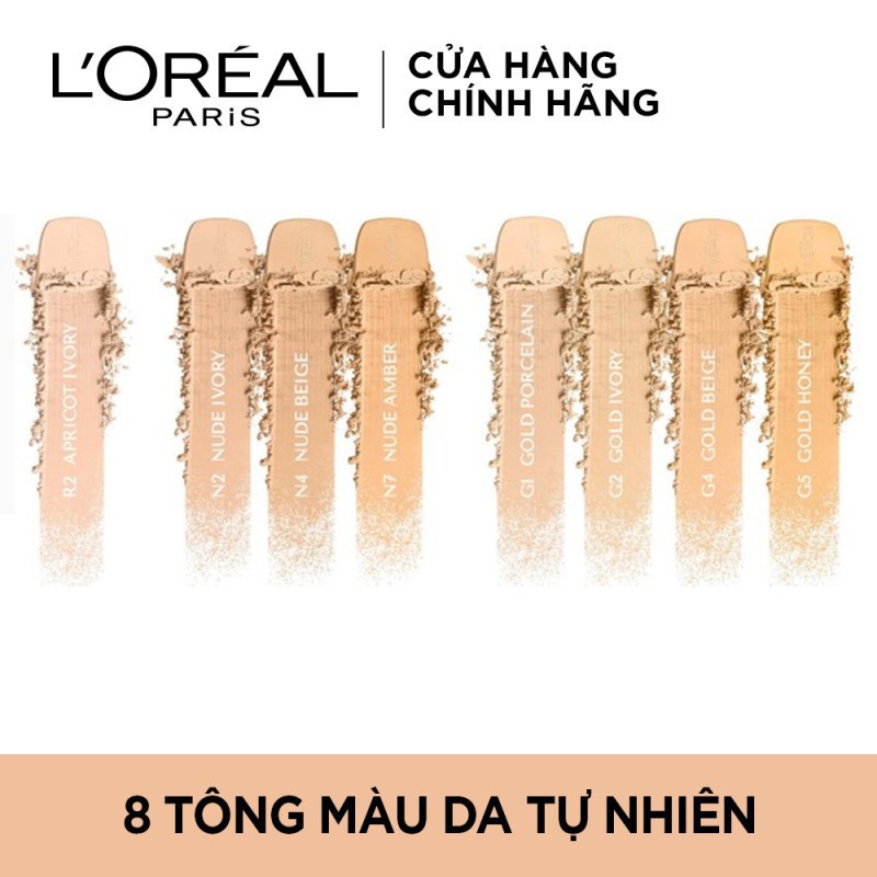 Phấn nền mịn da L'Oreal Paris True Match 8g (phấn phủ)