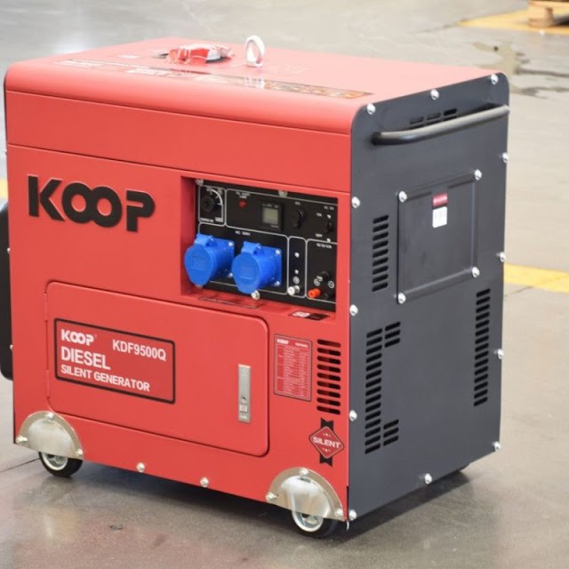 Máy Phát Điện Chạy Dầu 7Kw Koop KDF9500Q