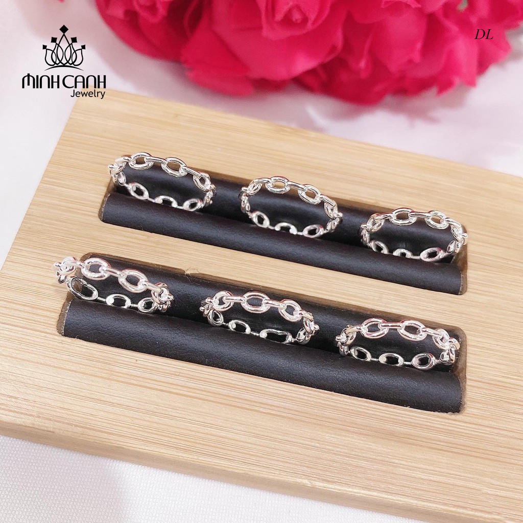 Nhẫn Bạc Nữ Hình Xích Cá Tính - Minh Canh Jewelry