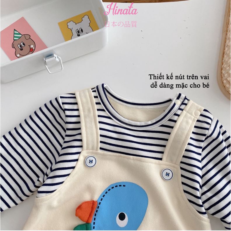 Bộ body Sleepsuit cho bé trai HINATA - Chất vải mềm mịn thoáng khí BF22