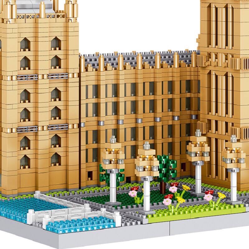 Đồ chơi xếp hình leji 8190 - The Elizabeth Tower - The Clock Tower - Kiến Trúc Tháp Đồng Hồ Big Ben 3466 mảnh