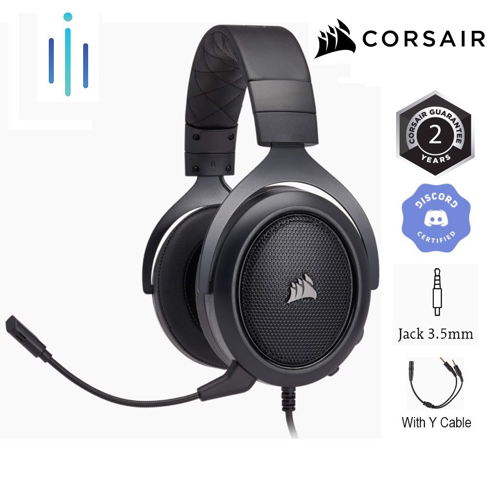 Tai nghe Corsair HS50 PRO Stereo Carbon CA-9011215-AP