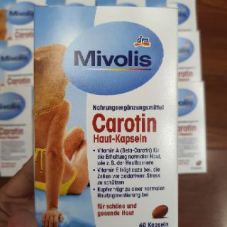 Viên uống chống nắng Carotin Das Gesunde Plus