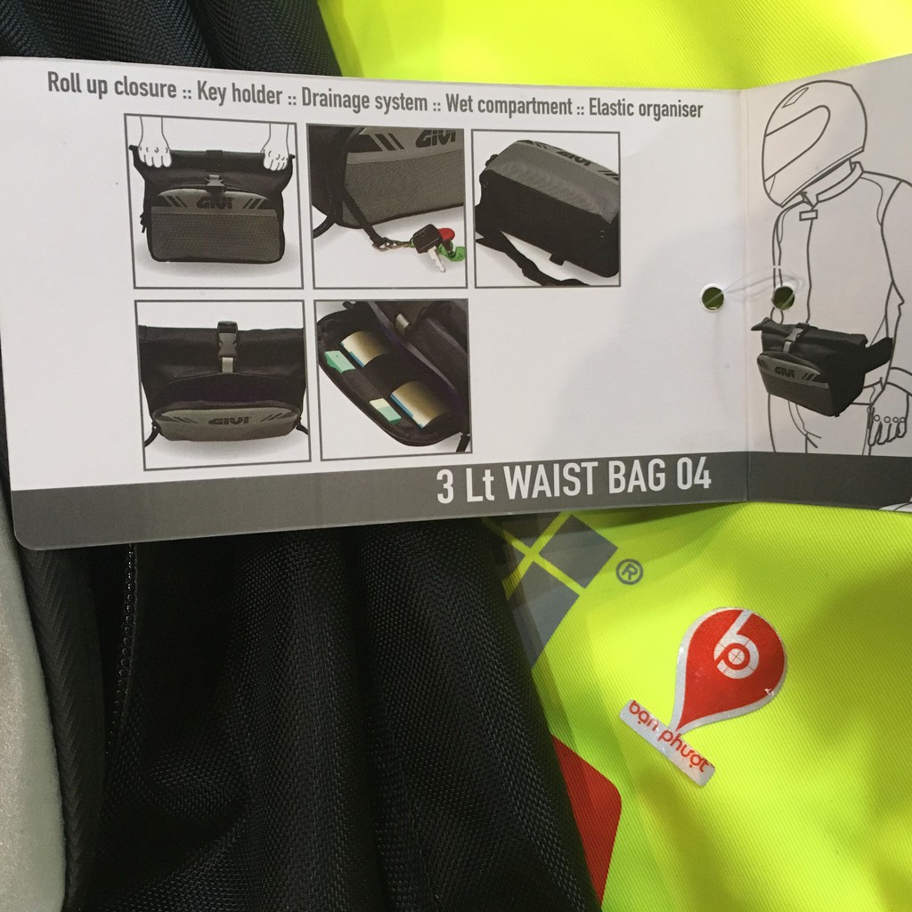 Túi Bao Tử GIVI RWB04 (RIDER TECH Waist Bag 04) | BigBuy360 - bigbuy360.vn