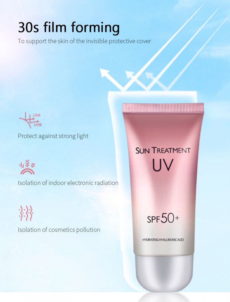 (Hàng Mới Về) kem chống nắng body Spf 50 Làm Trắng Dưỡng Ẩm Kiểm Soát Dầu Cho Da Mặt Và Cơ Thể