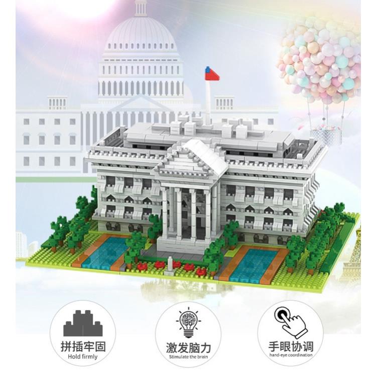 ĐỒ CHƠI XẾP HÌNH LẮP RÁP NHÀ TRẮNG KIẾN TRÚC KỲ QUAN THẾ GIỚI