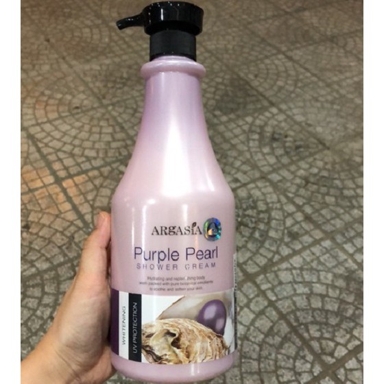 Sữa tắm tinh chất  Argasia Pearl Shower Cream 1100ml