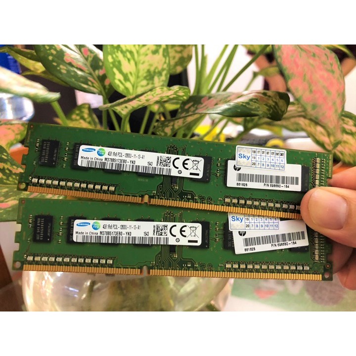 Ram Samsung Hynix Kingston 4GB DDR3 Bus 1600MHz PC3-12800U 1.5V Dùng Cho PC Desktop